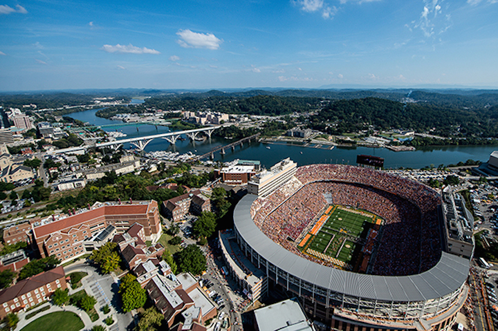 Neyland Stadium at the University of Tennessee