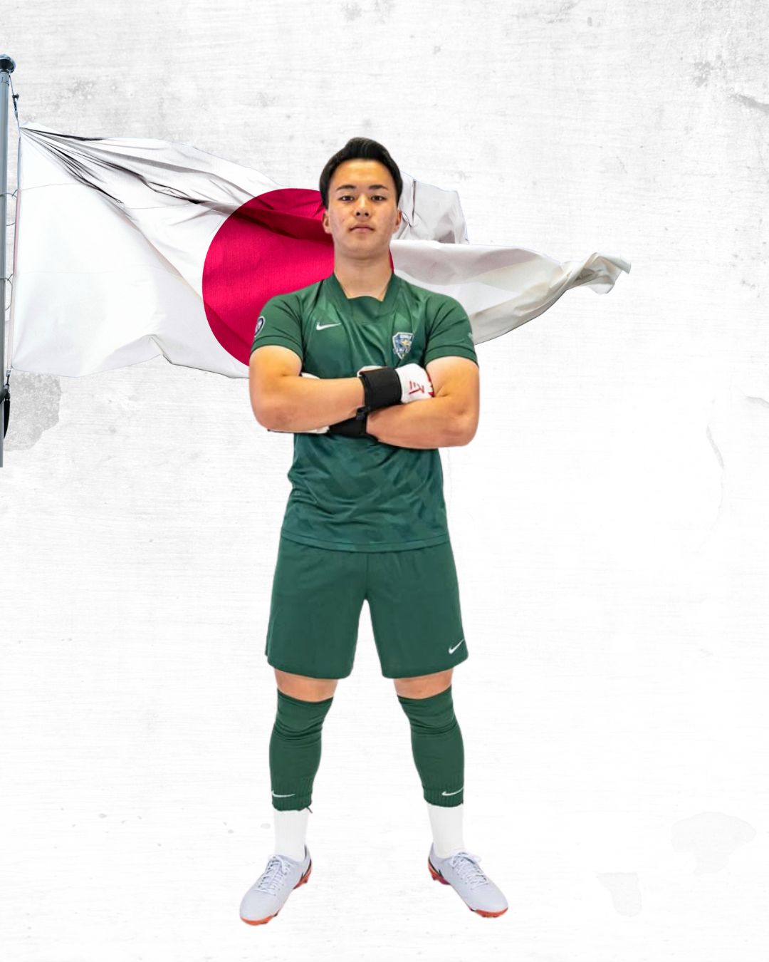 OCR player representing Japan at a U.S. university