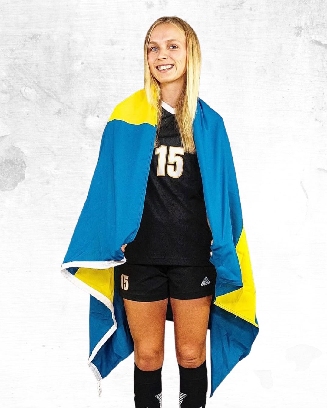 OCR player representing Sweden on a U.S. campus